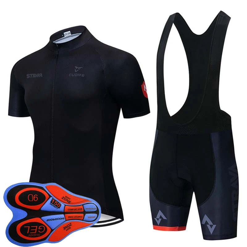 STRAVA одежда для велоспорта Pro Team Одежда для гонок быстросохнущая Мужская велосипедная футболка комплект Ropa Ciclismo Maillot S180