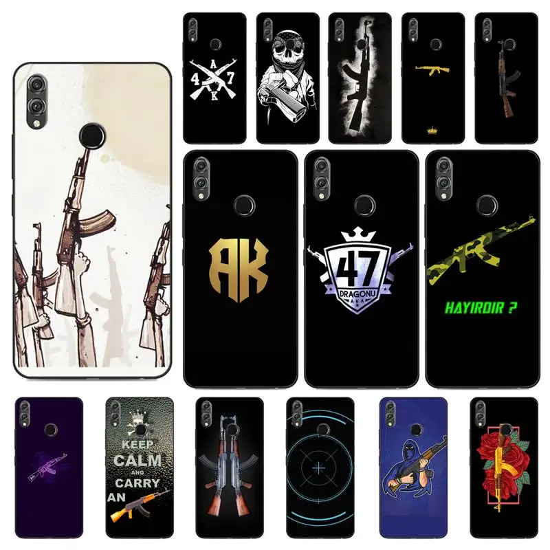 Чехол YNDFCNB AK47 для Huawei Honor 8X 8A 9 10 20 Lite 30Pro 7C 7A 10i 20i | Мобильные телефоны и аксессуары