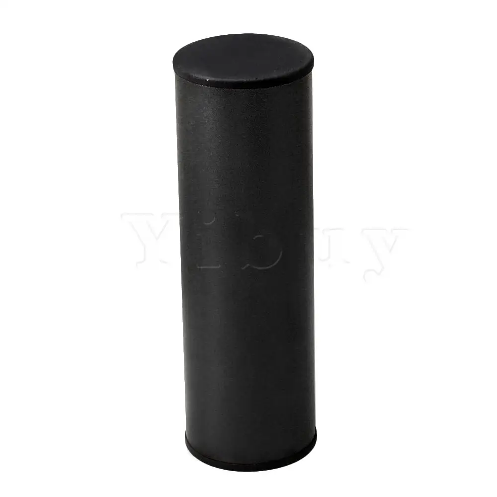 

Yibuy Black Stainless Steel Orff Percussion Shaker Sand Tube 150MM Musical Tool
