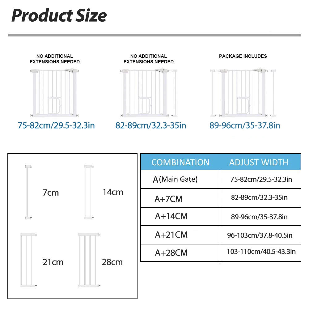 Ворота безопасности для детей, регулируемые двери для защиты детей, лестницы для детей, забор безопасности для домашних животных, собак, кошек, маленькие отдельные двери, ворота безопасности
