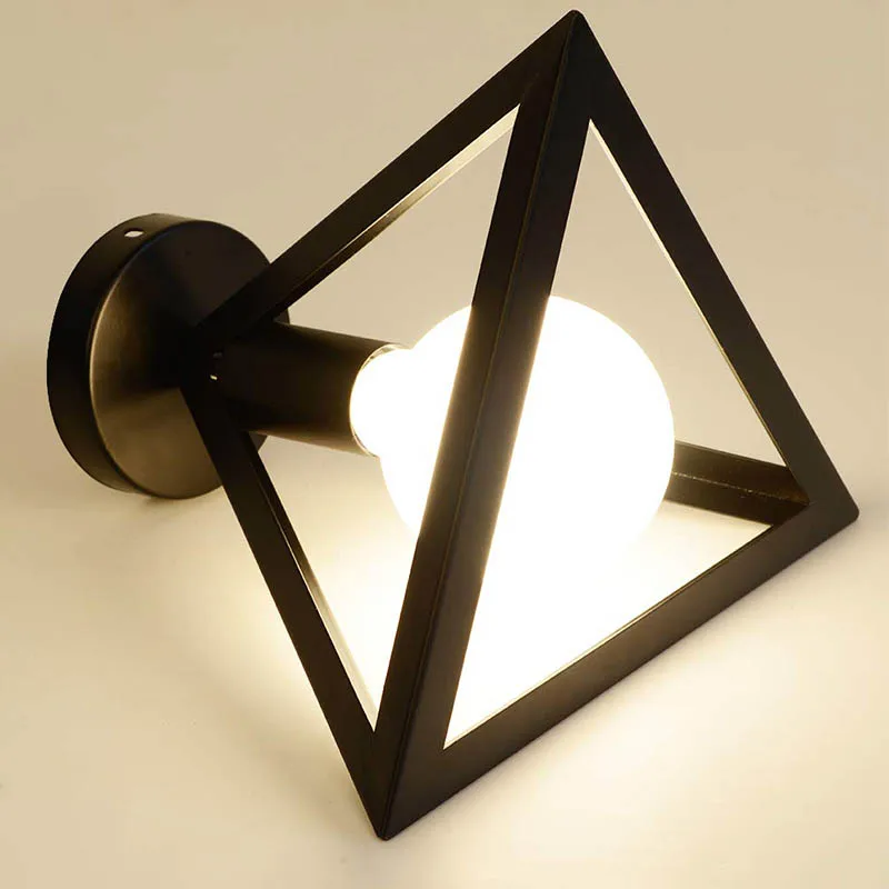 Потолочный светильник, современный мини-Рисунок, металлический треугольный куб, потолочный светильник, светильник для прихожей, спальни, кухни, декоративный светильник для комнаты