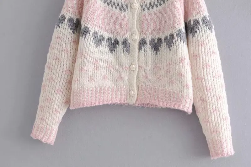 Лоскутный кардиган, Рождественский свитер для женщин, открытая вязка, длинный рукав, loveshackfancy, женский свитер в полоску из смешанной шерсти альпака