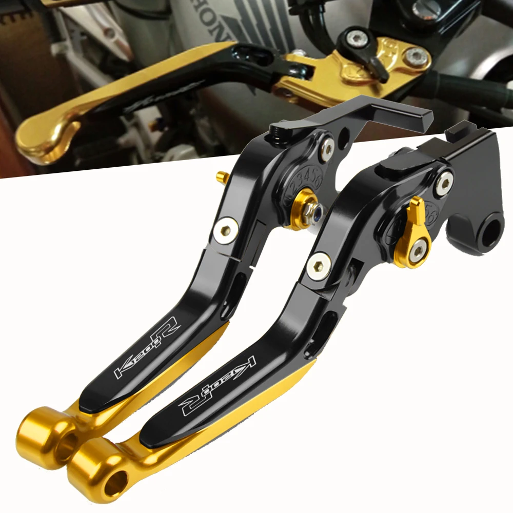 Для BMW K1200R K 1200 R 2005 2006 2007 2008 с логотипом аксессуары для мотоциклов cnc Регулируемые