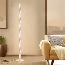 Скандинавский светодиодный затемняющий напольный светильник, алюминиевая спальня, гостиная, столовая, освещение, СВЕТОДИОДНЫЙ торшер, украшение в помещении, стоячая лампа
