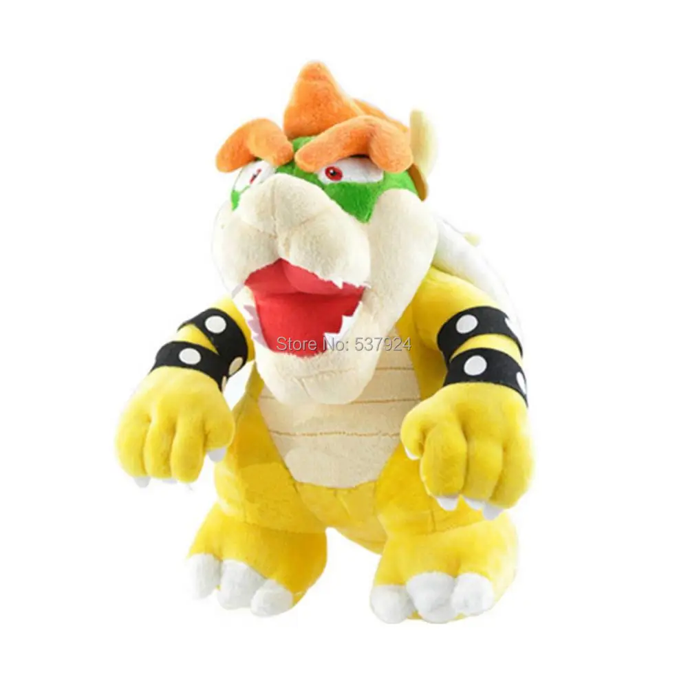 Марио Синий Bowser сухой Bowser King Bowser koopa Bowser платье 10-1" 25-36 см плюшевая кукла