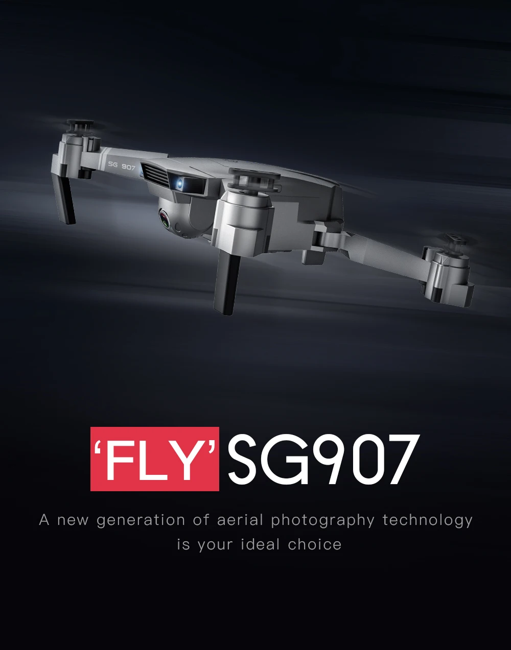 Sg907 Gps Дрон с 4k 1080p Hd двойной камерой 5g Wifi Rc Квадрокоптер оптическое позиционирование потока складной мини Дрон E520S E58