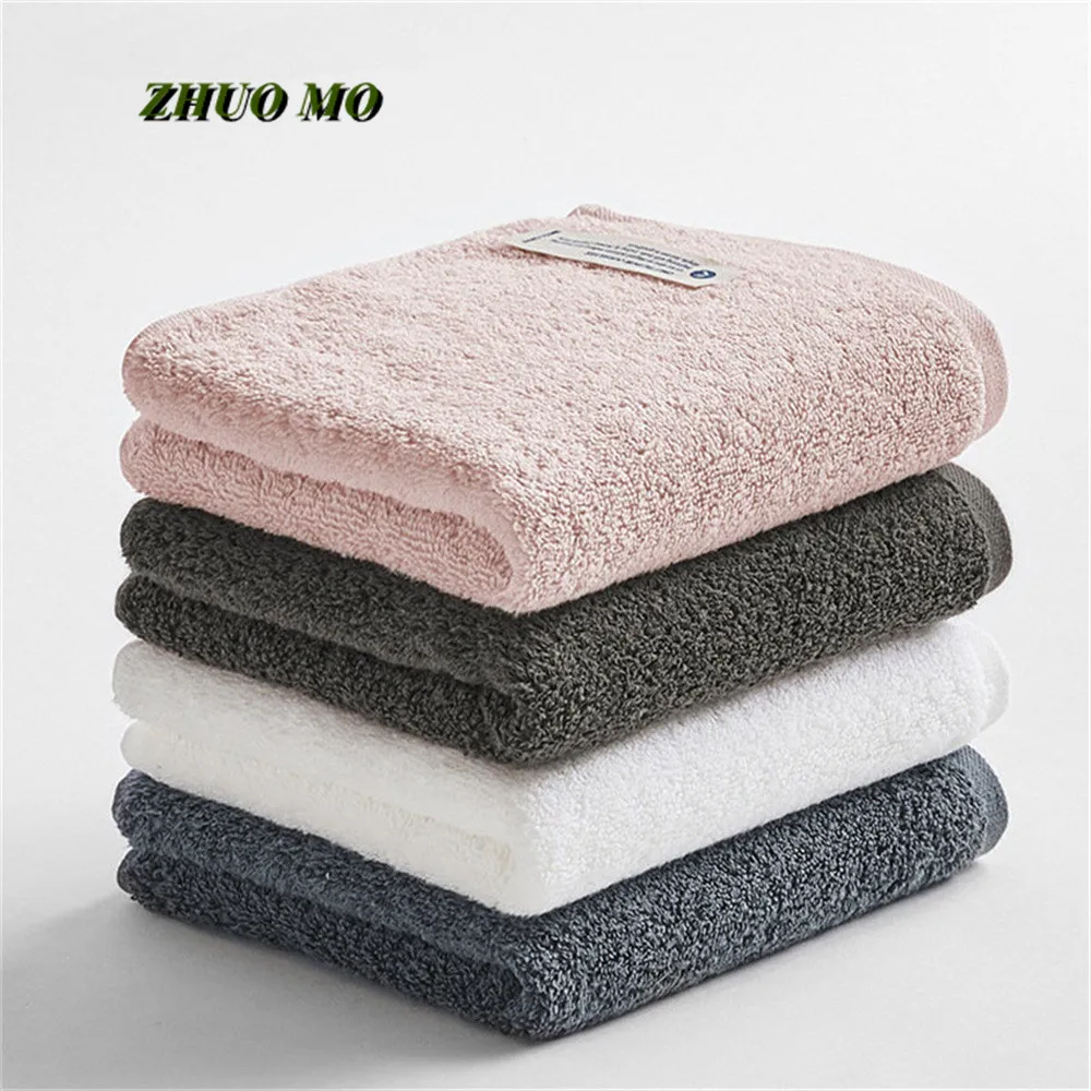 

ZHUO MO-Super Absorbent Cotton Face Towels for Adults, Terry Towels for Bathroom, Luxury, Xin Jiang, High Quality, 34x74cm, 1Pc