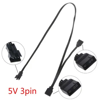 

ARGB Control 5V 3Pin Extension Cable Adapter for AURA AS-US/MSI Motherboard