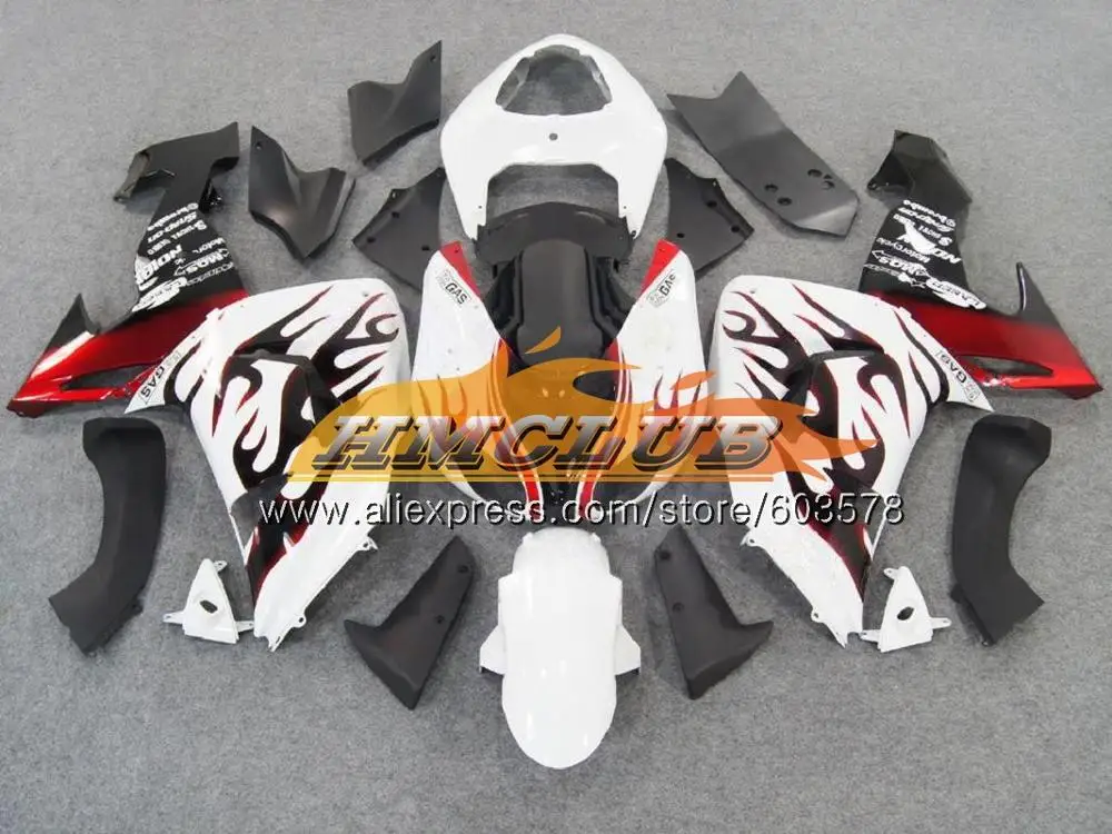 Корпус для KAWASAKI ZX 10 сотрудников отдела исследований ZX-1000 ZX-10R 06 07 117CL. 14 ZX1000 CC ZX10R 06 07 ZX 1000CC ZX 10R 2006 2007 цвета: золотистый, серебристый обтекатели - Цвет: No. 19