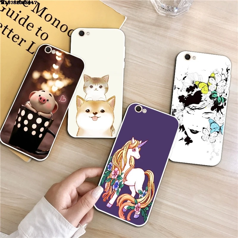 Силиконовый мягкий ТПУ чехол Flamingo 2 для Vivo V3 V5 V5S V7 V9 X9 X9S X20 Max Lite Plus Y75 Y79 Y81 Y85 Y97 |