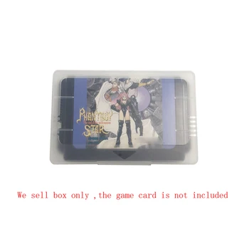 

Transparent protection box Storage case for Sega MD game card Collection case JP version