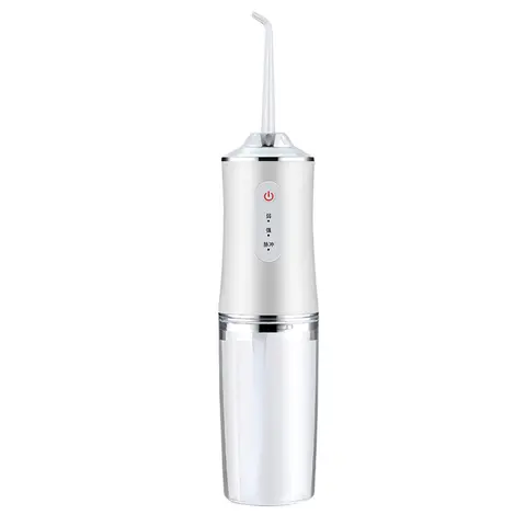 Electric Oral Irrigator USB Rechargeable Water Flosser  Water Jet 240ML Water Tank Waterproof Teeth Cleaner