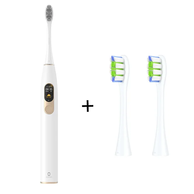 add P1 Oclean X Xiaomi sonic электрическая зубная щетка перезаряжаемая Водонепроницаемая ультра звуковая зубные щетки для взрослых отбеливание здоровый лучший подарок - Цвет: add P1