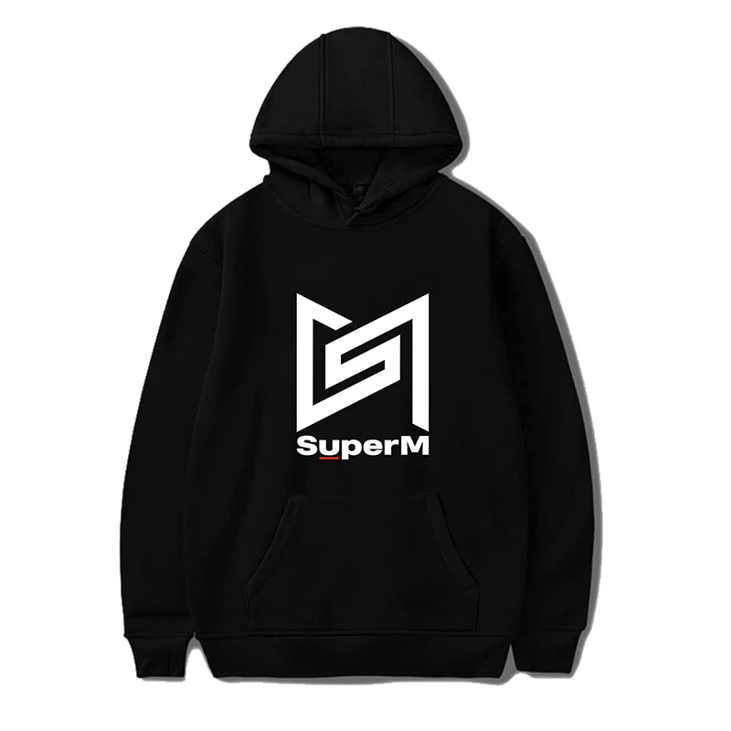 Модные K-pop SuperM BAEKHYUN KAI Taeyong толстовки KPOP SuperM Taemin Mark Lucas десять поддержки свитера большого размера пуловеры