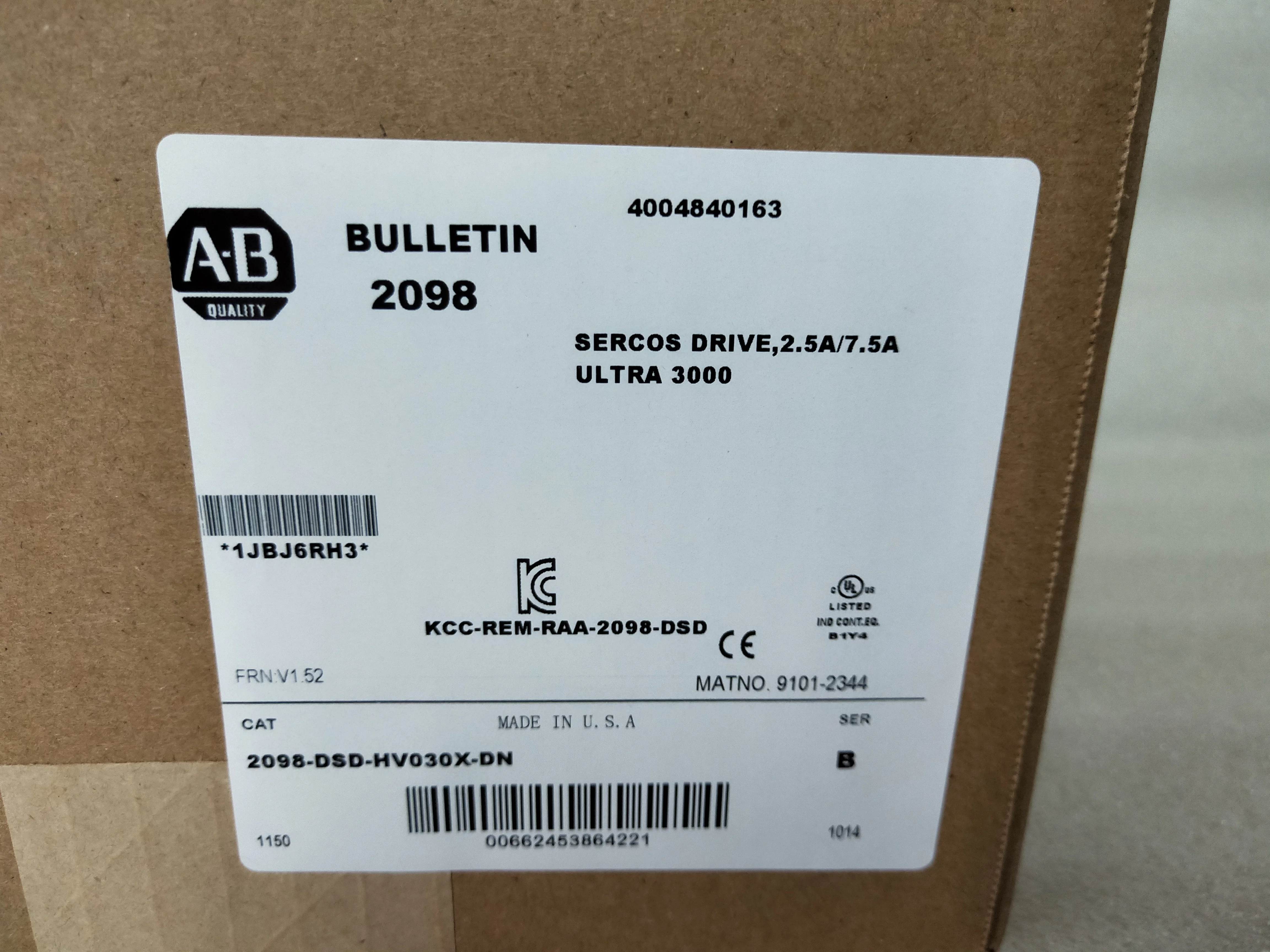 1 шт. 2098-DSD-HV030X-DN индексация ультра 3000i AC сервопривод DeviceNet