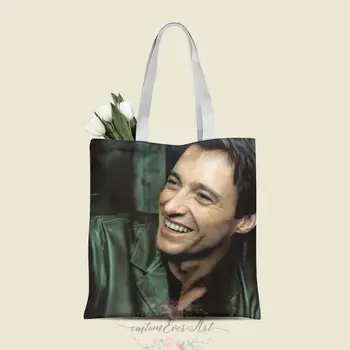 

Hugh Jackman tote bag custom canvas tote bags for women for teacher Birthday Bags Gift Bag personalized gifts