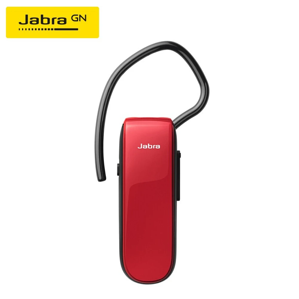 Jabra классические беспроводные Bluetooth наушники бизнес Смартфон Гарнитура одиночные наушники стерео музыка вкладыши с микрофоном - Цвет: Красный