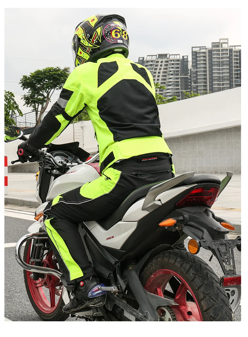 protetor, verão motociclista roupas, tamanho M para 5XL, JK-21