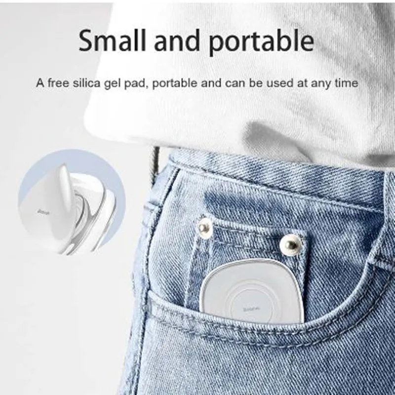Nano Rubber Multi-Function Phone Holder For Wall Car Desk Suction Cable Winder Gel Pad