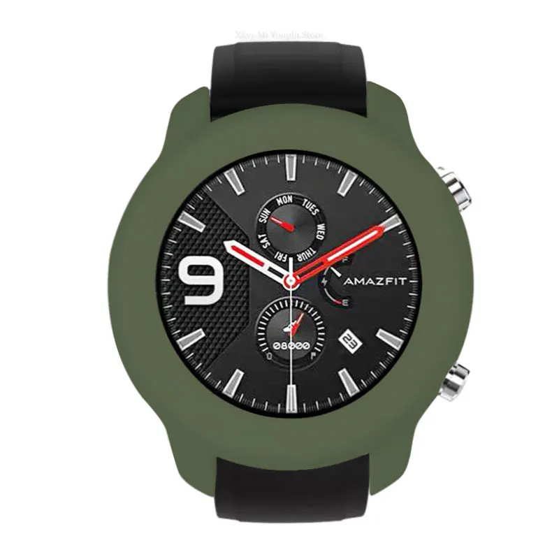Защитный силиконовый чехол для наручных часов мягкий 42 мм для AMAZFIT GTR AIC88
