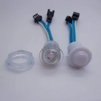 

5V 16mm WS2811 rgb LED Pixel Module Light,5050 smd rgb led pixel light,Waterproof IP67,DC5V input,Transparent cover/milky cover