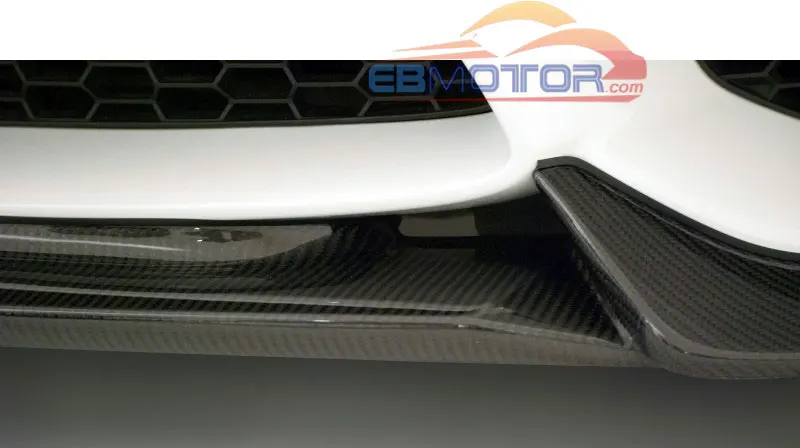 Real Carbon Fiber V Style Front Lip Splitter Spoiler for BMW F80 M3 F82 F83 M4 Bumper