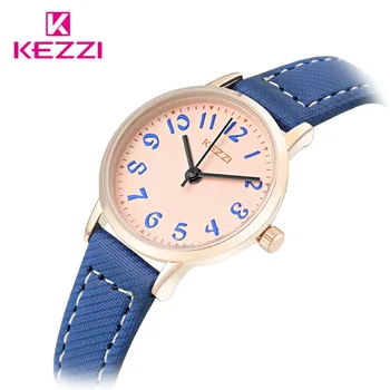 

NO.2 Brand Casual Watch Leather Women's Watches Simple Dial Japanese Movement Waterproof Quartz Wristwatch Montre Femme