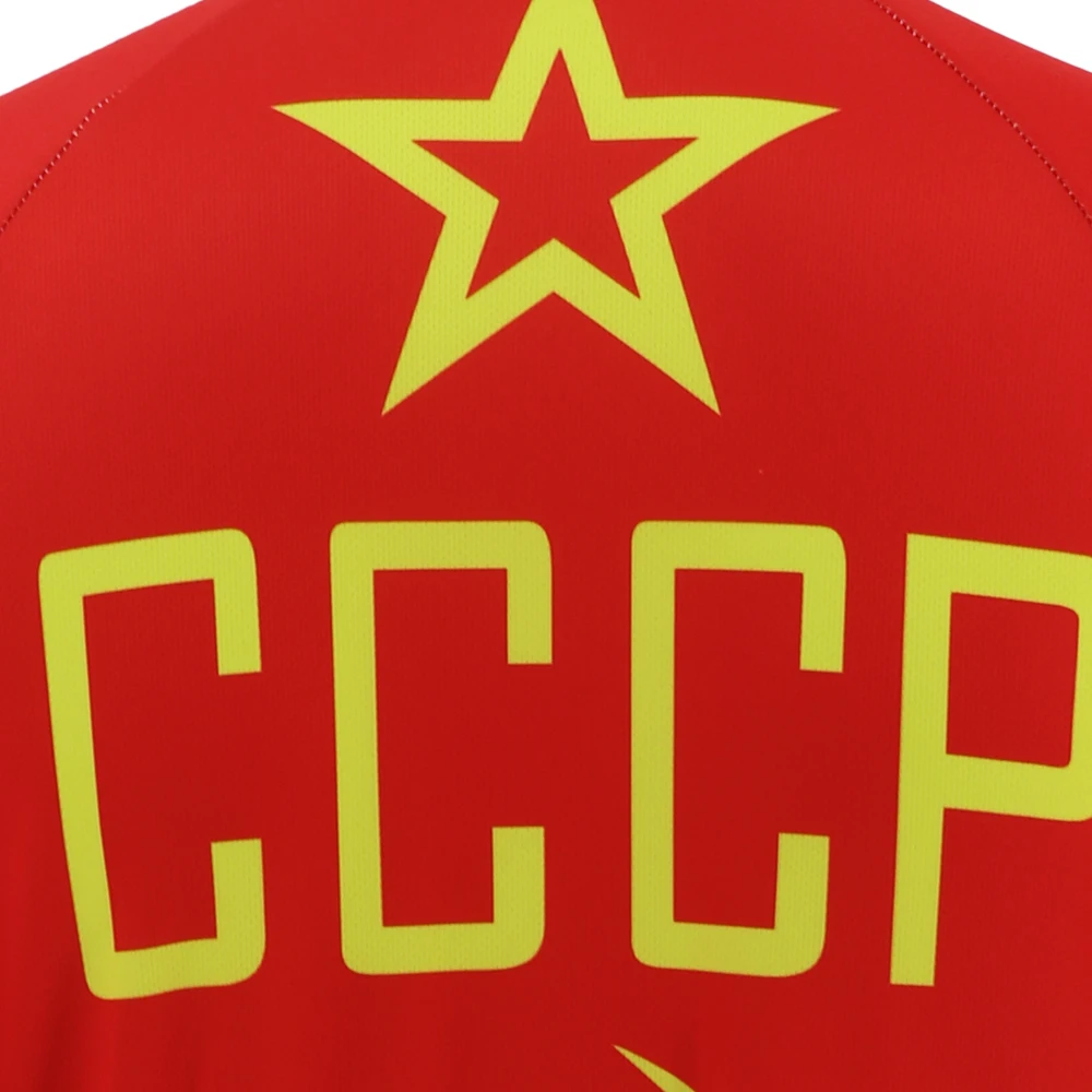 CCCP Ретро велосипедная майка с длинным рукавом Топ Мужская Красная Зимняя флисовая одежда для горного велосипеда и осенняя тонкая велосипедная одежда
