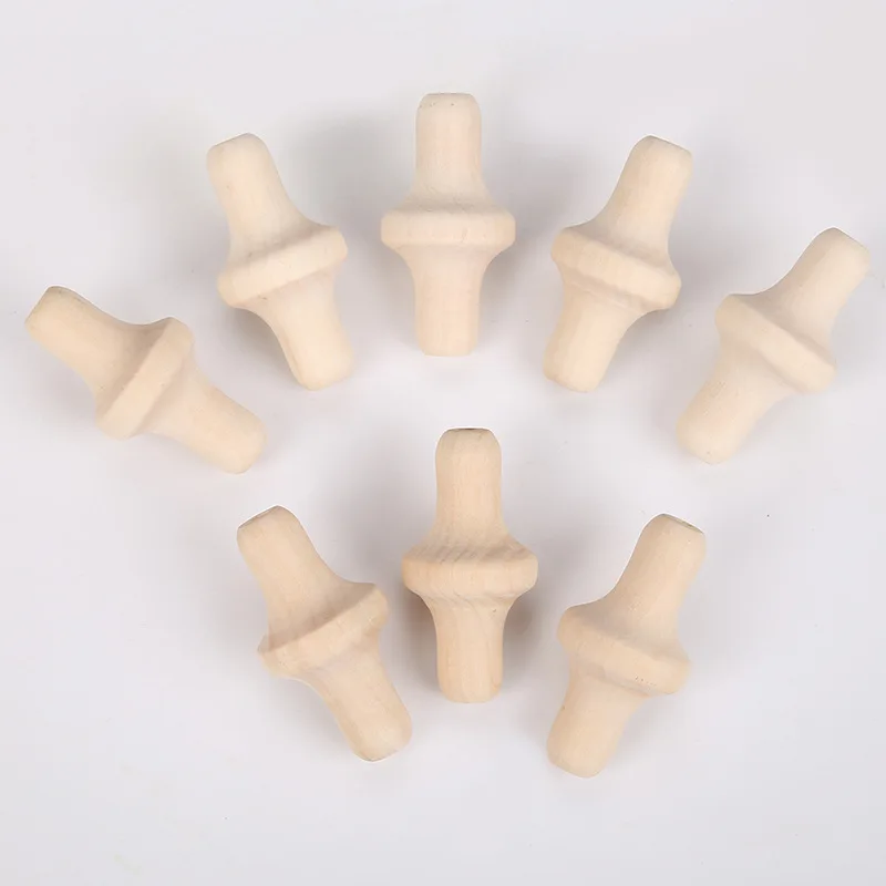 10PCS New Natural Wooden Beads Balsl Round Spacer Eco-Friendly Wood Lead-Free Perle En Bois DIY 47*25MM | Украшения и аксессуары