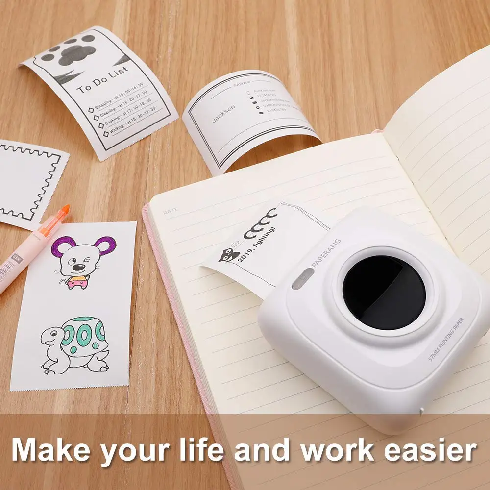 Impressora para o Telefone Paperang Mini Impressora Térmica Bluetooth Portátil Fotos Móvel Android Ios Imprenas Presente - Imagem 6