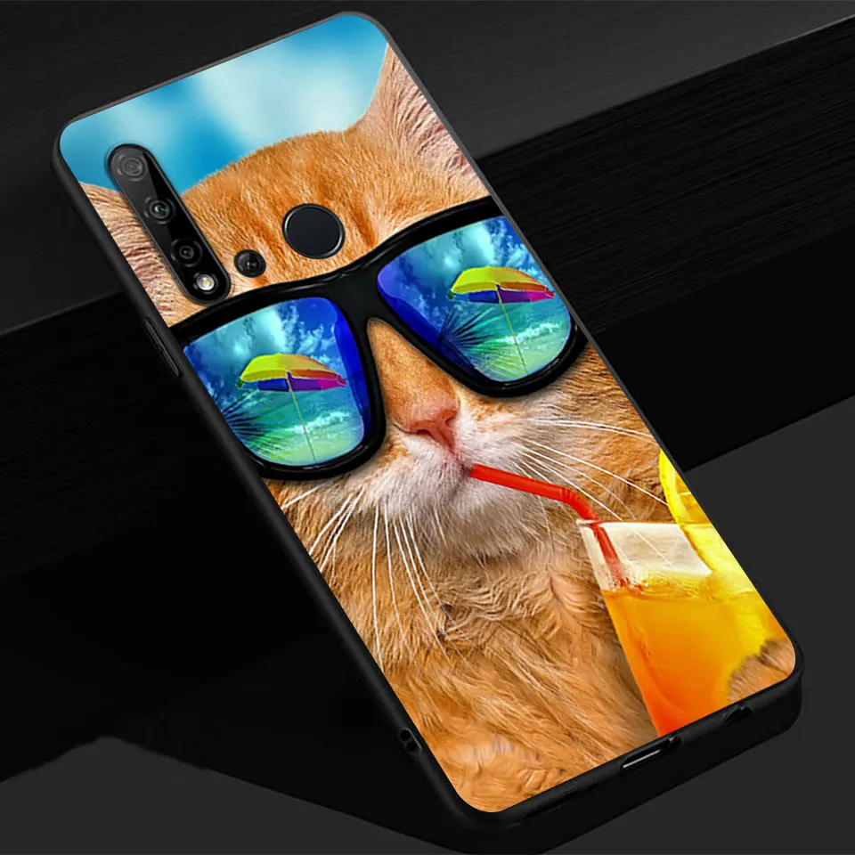 Чехол для телефона для P Smart Plus, черный чехол для huawei Nova5 5i Pro, Ультратонкий Мягкий ТПУ защитный чехол, чехол для Nova 2 3 3i 4 Capa