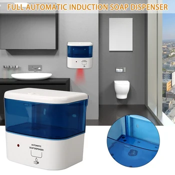 

400/800ml Infrared Induction Smart Liquid Soap Dispenser Sensor Touchless Automatic Soap Dispenser For Kitchen Dropshipping