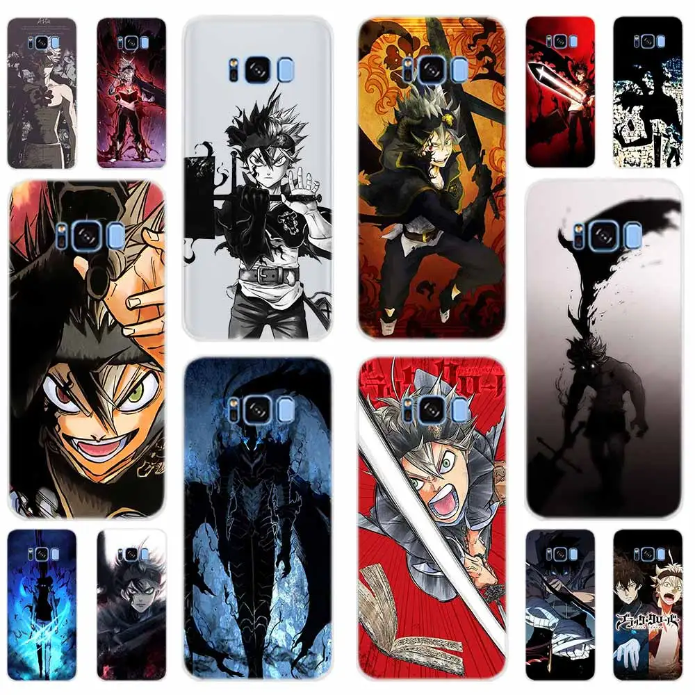 Чехол для телефона Samsung Galaxy S7 Edge S8 S9 S10 S11 S20 S30 Plus Uitra Lite E black clover asta demon|Бамперы| |