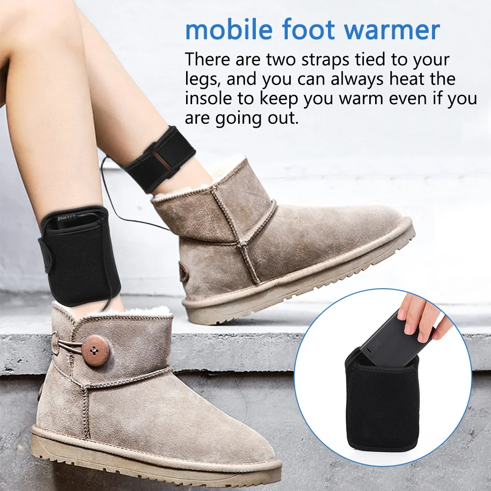 USB стельки с электрическим подогревом для женщин и мужчин, стельки с подогревом для обуви, зимние теплые стельки для обуви, теплые стельки