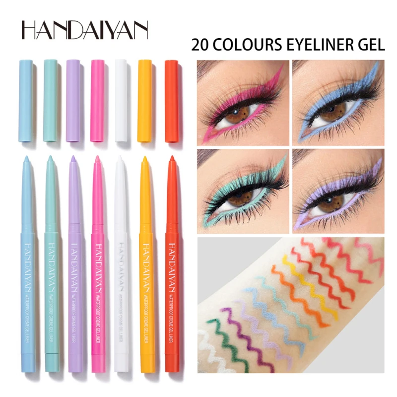 HANDAIYANUltrafineEyelinerGel20ColorsDIYWaterproofCremeGel