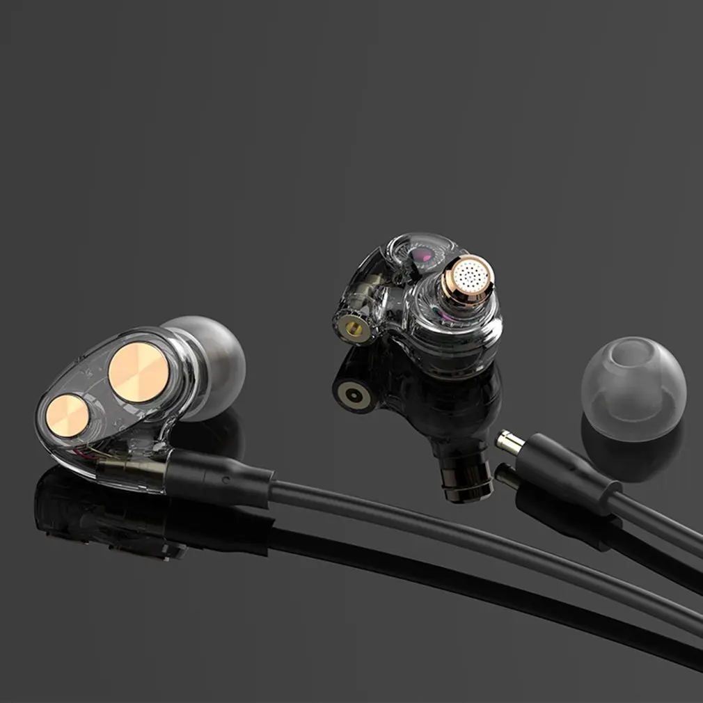 N35 кольцо Железный наушник в ухо кабель управления шумоподавление Hifi сабвуфер гарнитура Мобильный телефон Универсальный