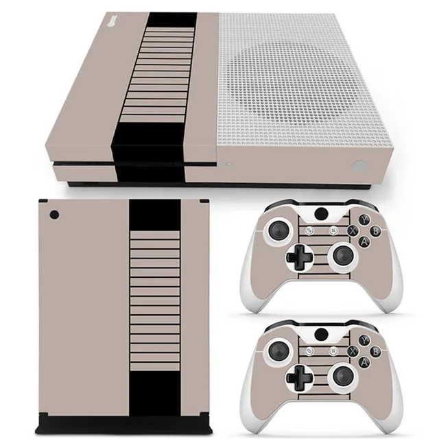 Adesivo Vinile Decalcomania Pellicola Protettiva Blu Carbonio Per Xbox One S (Slim)