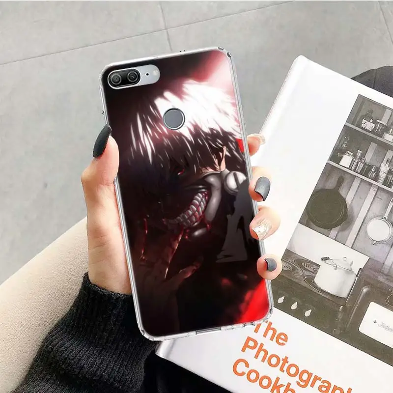 Аниме «Токийский Гуль чехол для huawei Honor 9 10 20 Lite рro 9X 8X 8A 8C фотоаппаратов моментальной печати 7S 7A 7C Y5 Y6 Y7 Y9 мягкий чехол для мобильного телефона чехол Coque - Цвет: TR015-4