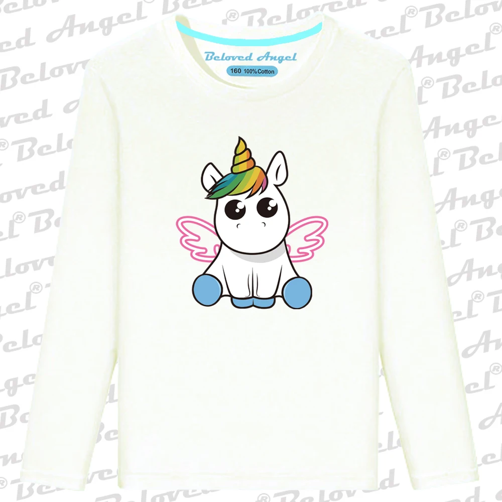 

New Fashion Spring Autumn 3-15 Years Children Long Sleeve T shirt Baby Clothing Harajuku T-shirts Cartoon Print Tops Tees 3-15T