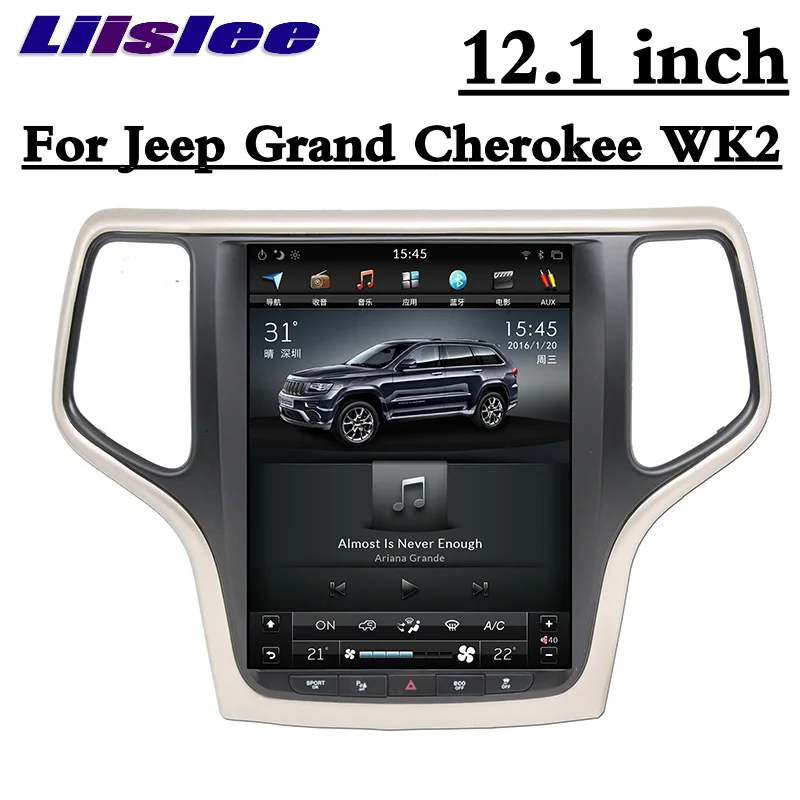 LiisLee Автомобильный мультимедийный gps аудио Радио стерео для Jeep Grand Cherokee WK2 2011~ 12,1 дюймов Android CarPlay навигация NAVI - Цвет: Original Machine
