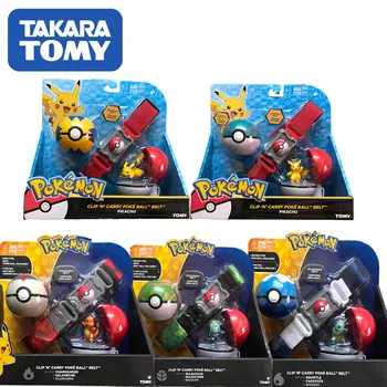 

TAKARA TOMY 2020 Genuine US Version Pokemon Master Elf Ball Belt Set Telescopic Toys for Children Gift