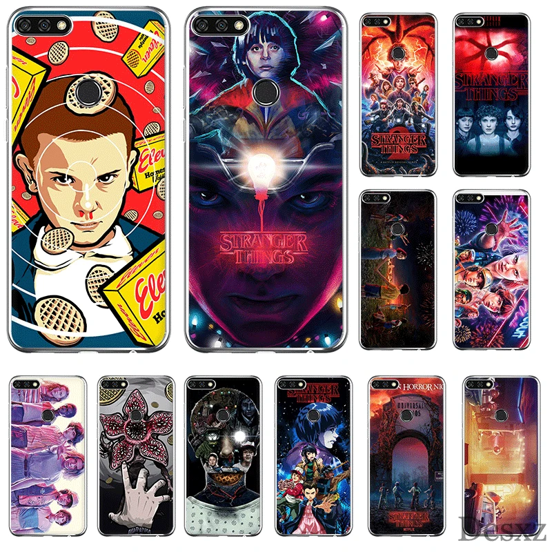 Мобильный чехол для телефона из термополиуретана huawei Honor 7A 7C 7X 6A 8 8X 8C 9 9X вид 20