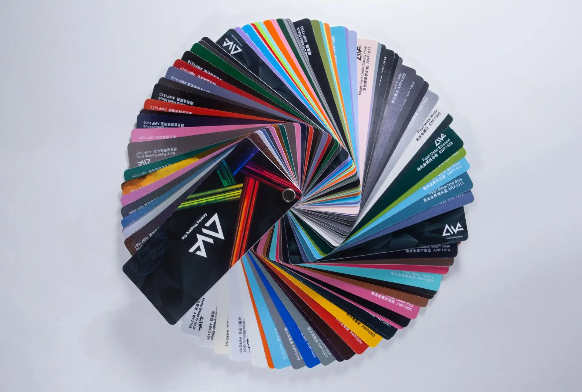 Fame Will Новый Цвет Swatch виниловой пленочной пленки последний образец листа для