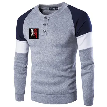 

ZOGAA Winter Mens Sweater Slim Knitwear Casual Pullover Male O-neck Patchwork Sweater Mens Pull Homme Tops sueter masculino 2019