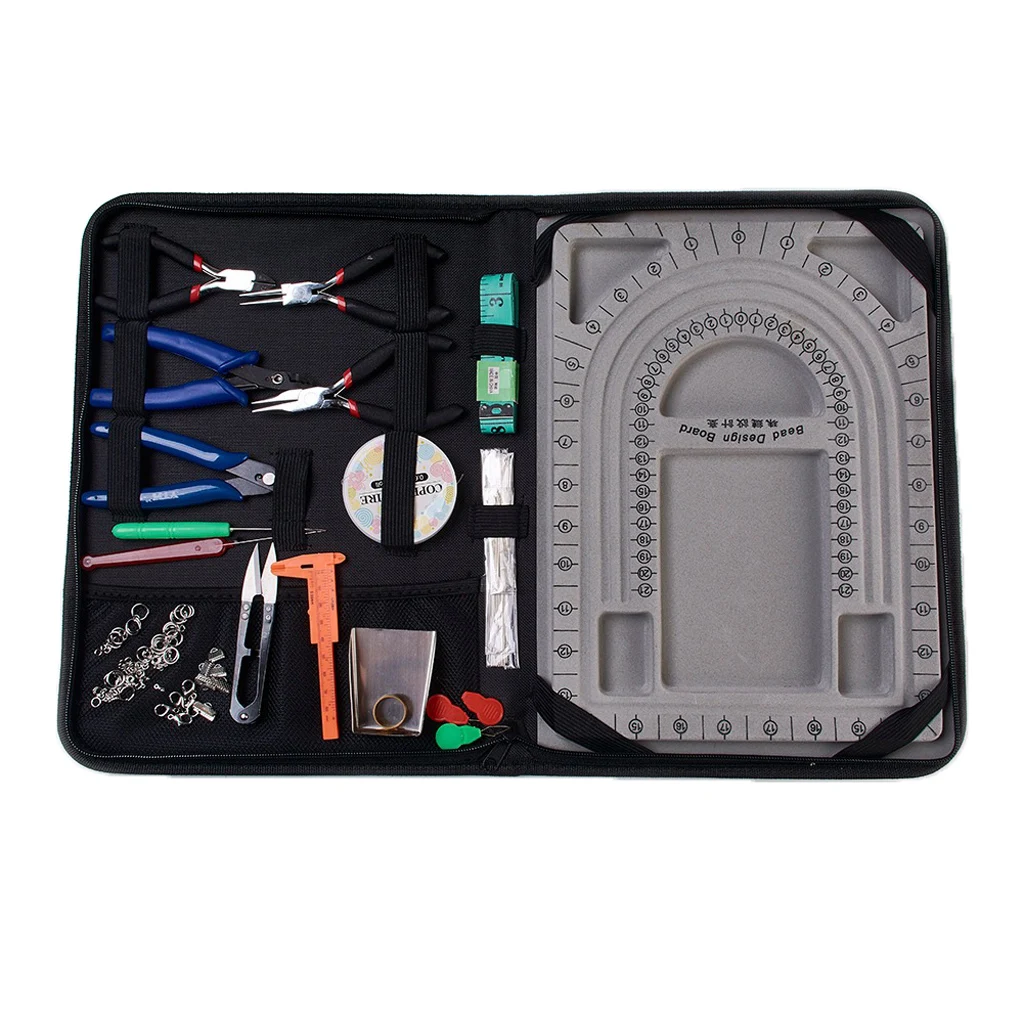 

Jewelry Making Kit for Adults with Beading Supplies. More than 200pcs Tools and Accessories Set