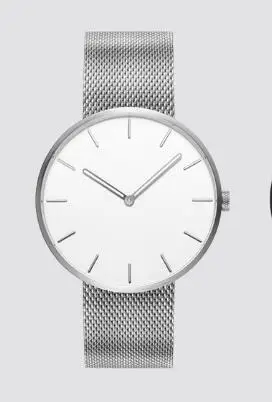 Оригинальные кварцевые часы Xiaomi TwentySeventeen, светящиеся, водонепроницаемые, модные, элегантные, 316L сталь, лучшие умные часы, Прямая поставка - Цвет: Steel bsilver 1