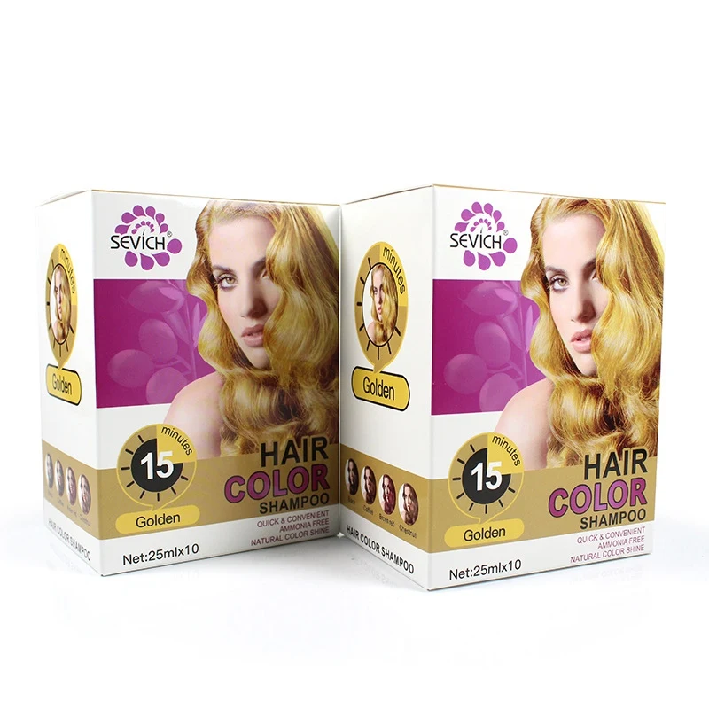 

Only 15 Minutes Hair Color Shampoo Pure Plants Are Naturally Non-irritating Dyed Shampoo Hair Coloring Product
