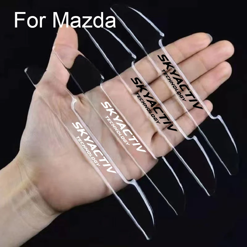 4Pc Car Door Anti-Collisione Striscia Decorazione Modifica Per Mazda Cx 2 3 5 6 Cx7 Gh Mx5 Gg Bk Cx5 Accessori