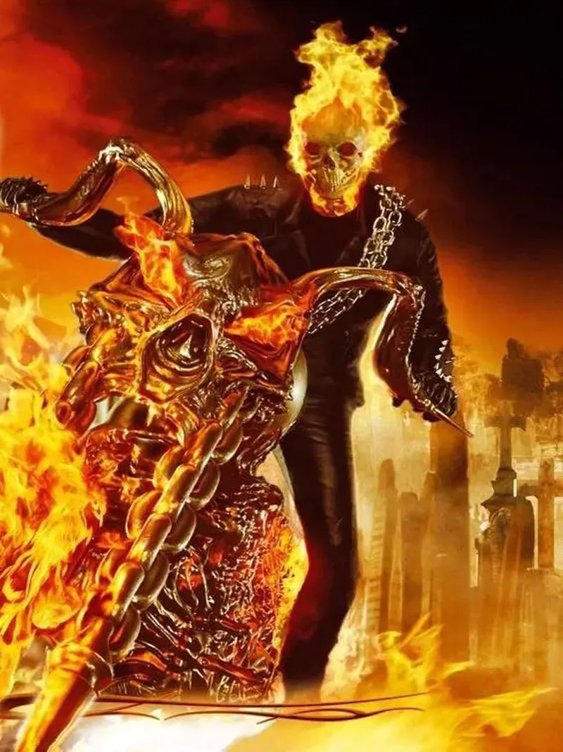 Ghost Rider Marvel Art Diamond Painting 