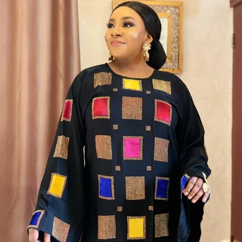Alternative view of Onyeka Ankara Long Boubou Dress